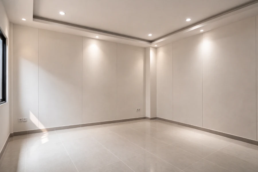 Finishing interior gypsum dan peredam suara oleh tim Sound Guard