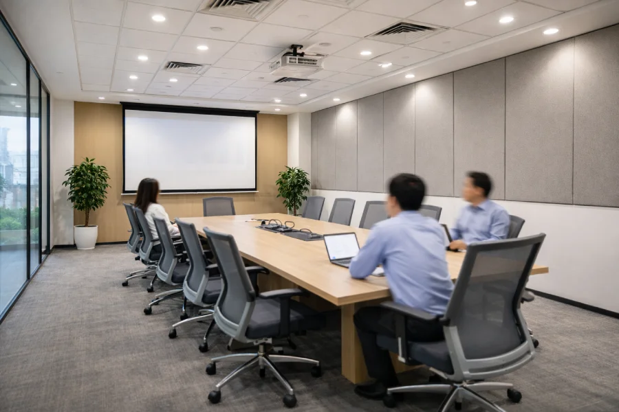 Peredam suara ruang meeting gedung kantor Jakarta Selatan oleh Sound Guard